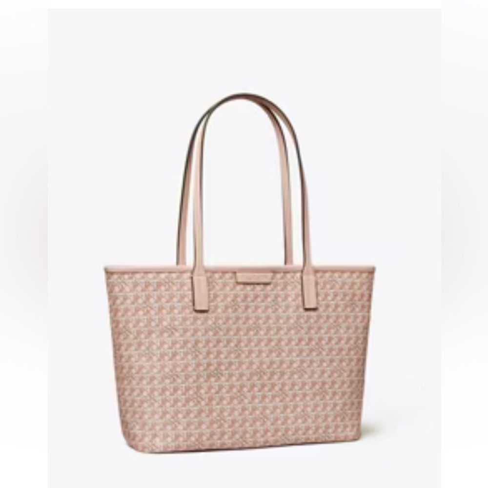 Tory Burch medium size tote bag color warm peach new with tags